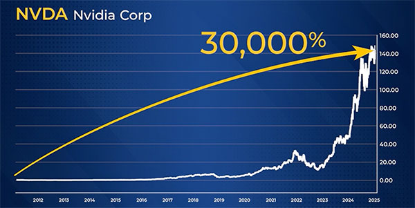 Chart Nvidia 30,000%
